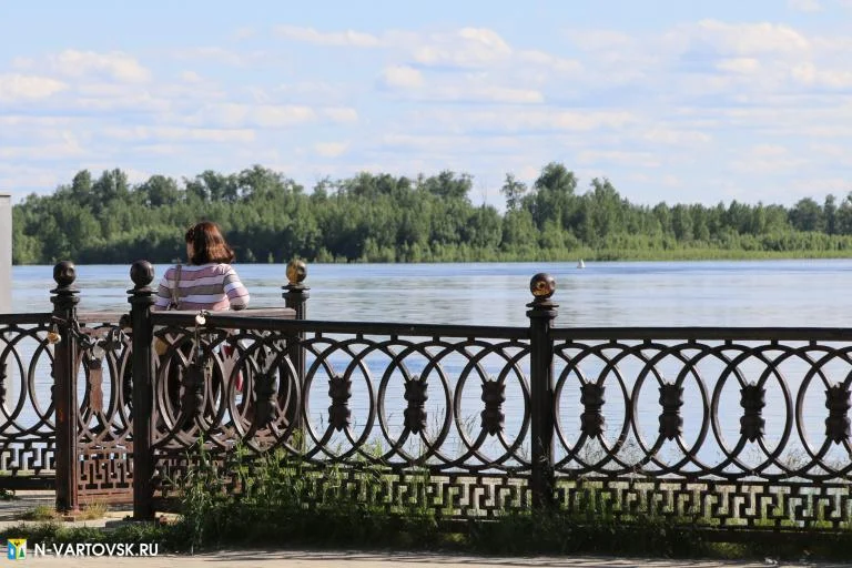 В реке Обь снизился уровень воды