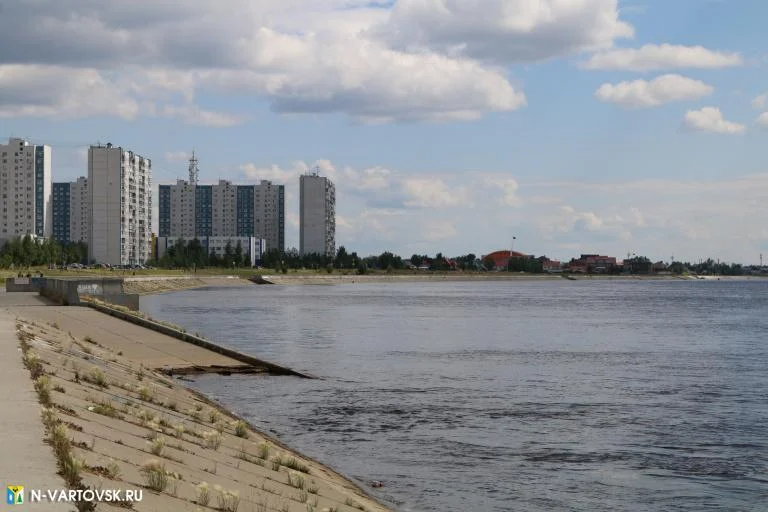 Уровень воды в реке Обь