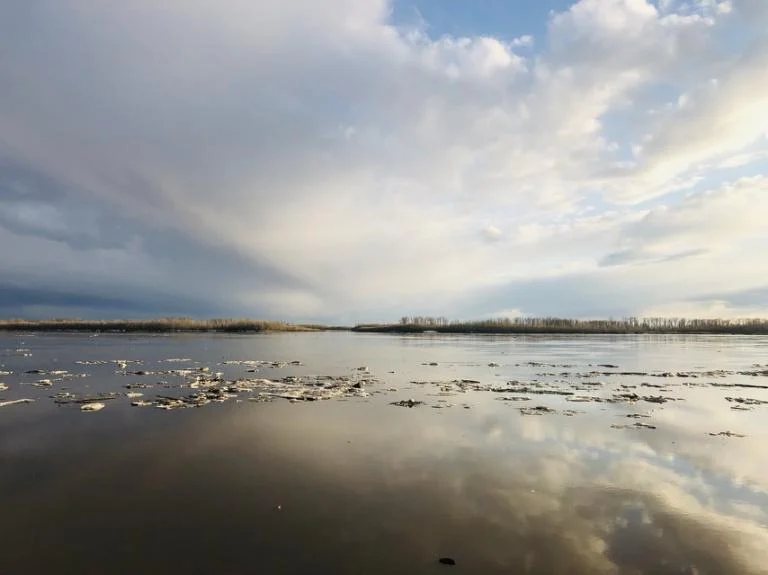 Уровень воды в реке Оби на 28 апреля