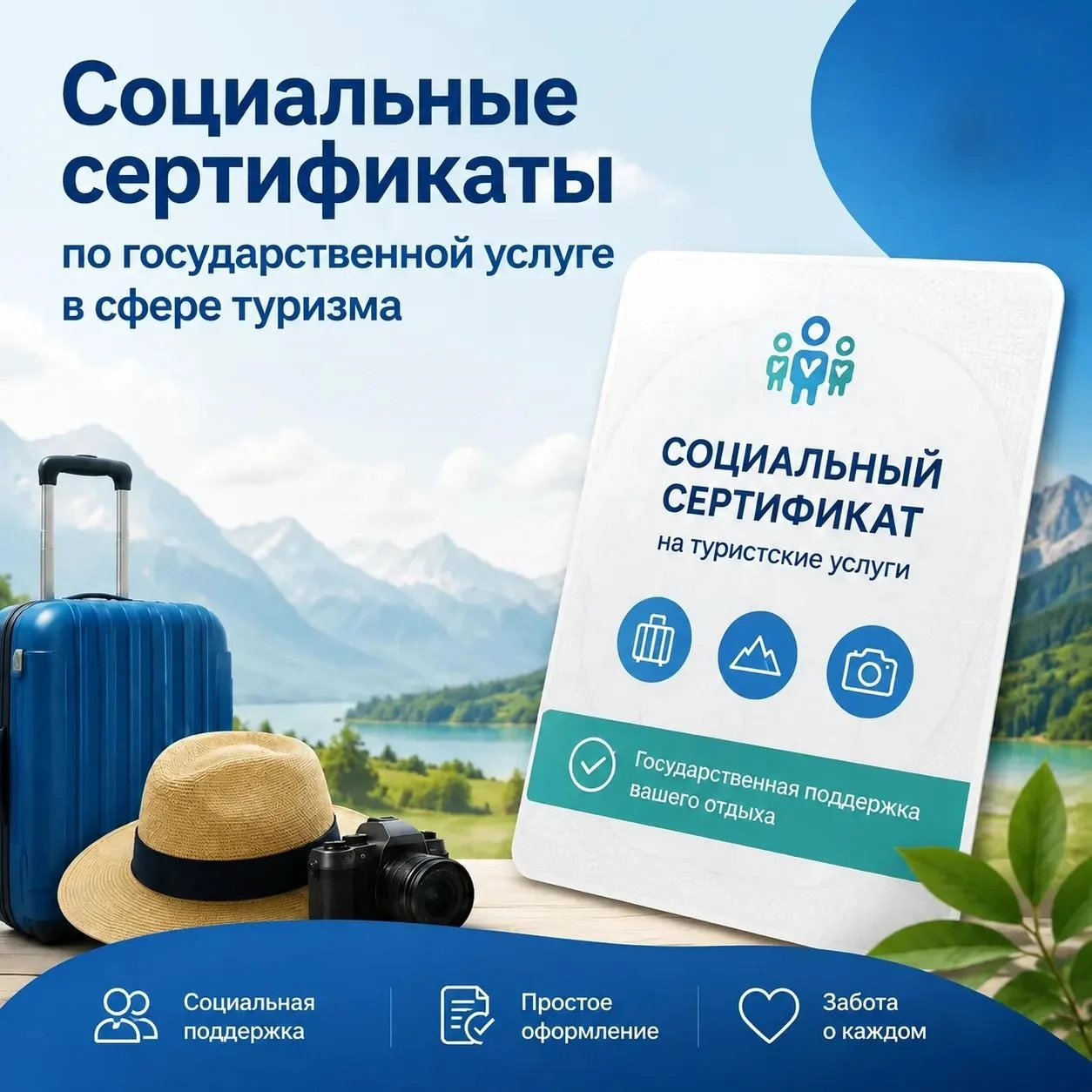 Будьте в курсе: Социальные сертификаты по государственной услуге в сфере туризма