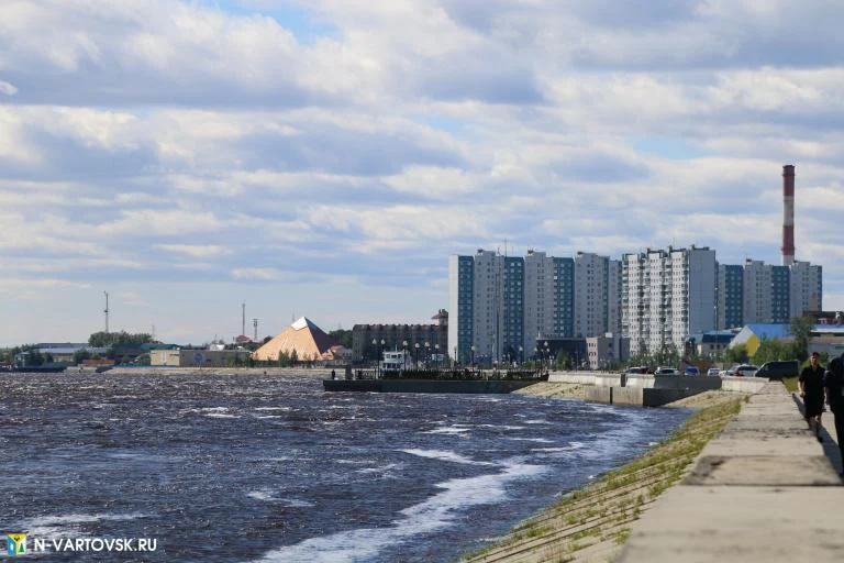 Уровень воды в реке Обь
