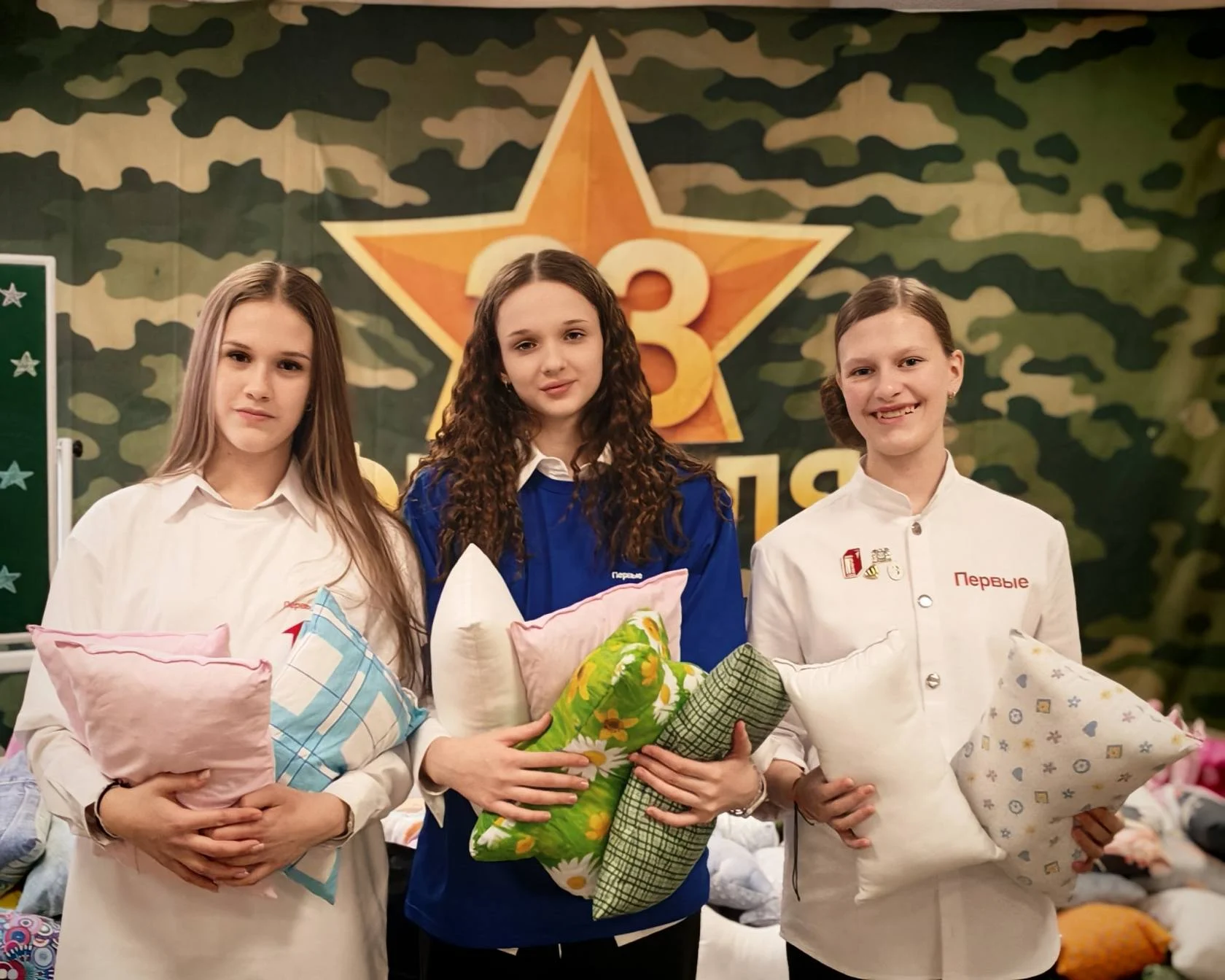 Из жизни города: Добрые подушечки