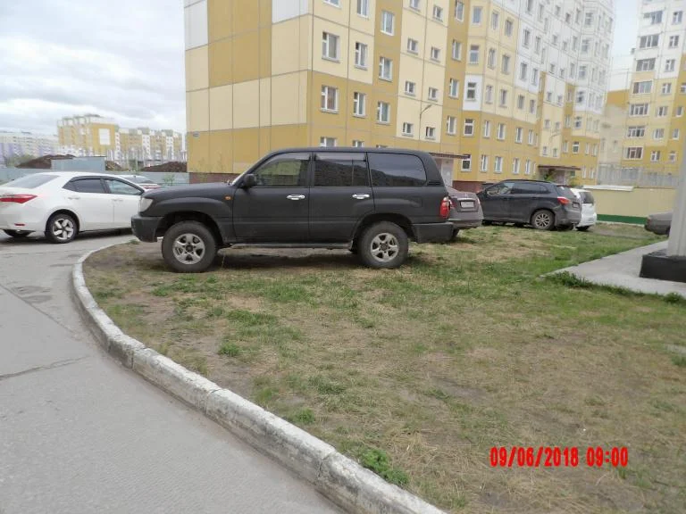Новости экологии: Газон – не место для парковки транспорта