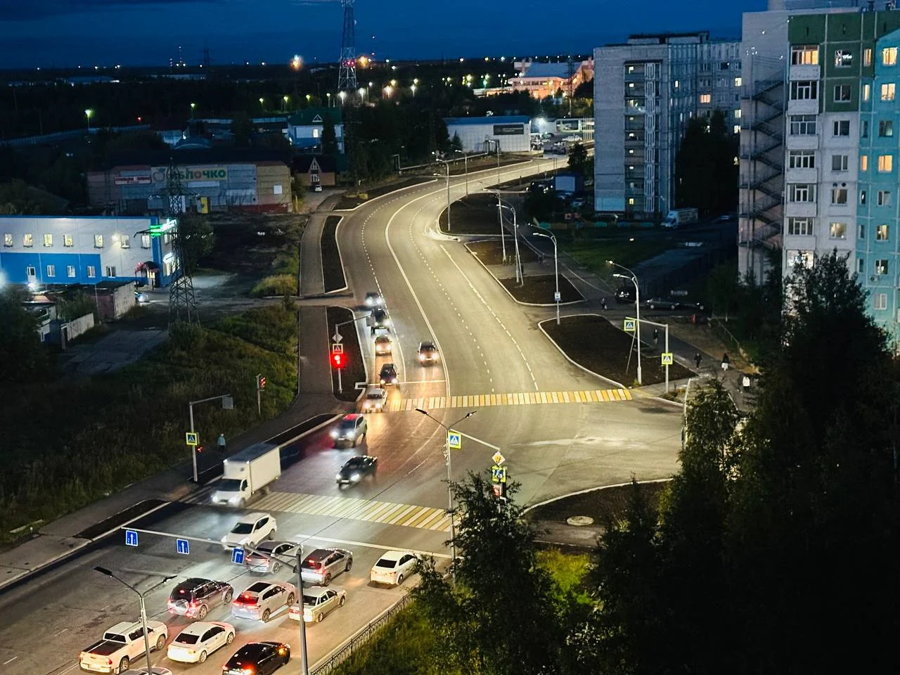 В Нижневартовске завершен ремонт на улице Северной