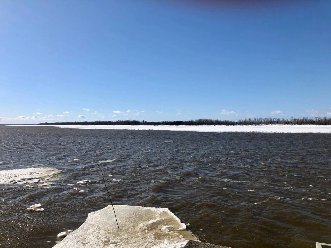 Половодье: Уровень воды в Оби на 24 апреля