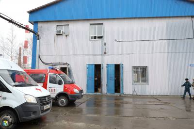 По факту хлопка газовоздушной смеси проводится проверка /ФОТО/ По факту хлопка газовоздушной смеси проводится проверка /ФОТО/