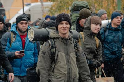 Проводы мобилизованных нижневартовцев