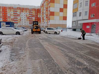 Уборка снега в Нижневартовске ведется ежедневно