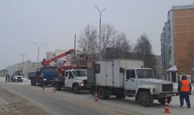 Ведётся модернизация освещения на улице Чапаева Ведётся модернизация освещения на улице Чапаева