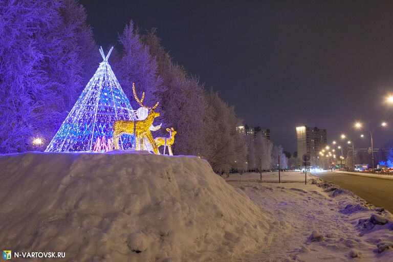 Зима Нижневартовск Фото