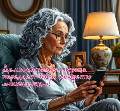 Включать функцию демонстрации экрана при общении в мессенджерах опасно!