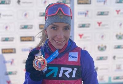 Биатлонистка Екатерина Носкова заняла призовые места