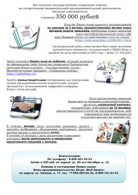 Как получить государственную социальную помощь на осуществление индивидуальной предпринимательской деятельности