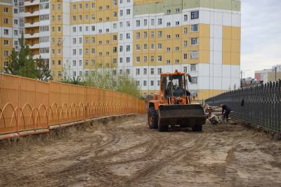 В Нижневартовске строят продолжение Учительского бульвара /ФОТО/