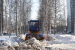 В Нижневартовске проводят уборку снега /ИНФОГРАФИКА/