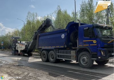 В Нижневартовске обновляют участок в промышленной зоне В Нижневартовске обновляют участок в промышленной зоне