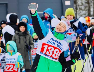 На лыжи – всей семьей