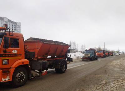 За сутки из города вывезли 13,5 тысячи кубических метров снега