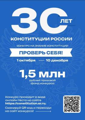 30 ЛЕТ КОНСТИТУЦИИ РФ: ПРОВЕРЬ СЕБЯ