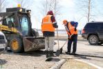 В Нижневартовске начался ремонт дорог /ФОТО/ В Нижневартовске начался ремонт дорог /ФОТО/