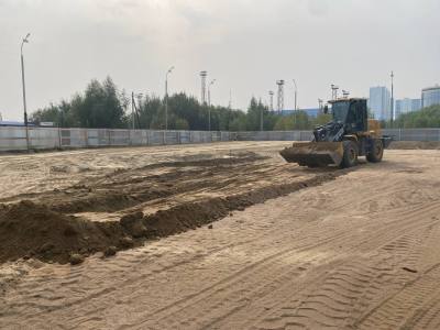 Строительство роллердрома на контроле /ФОТО/ Строительство роллердрома на контроле /ФОТО/