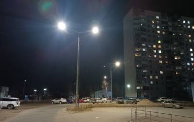 Новое уличное освещение в микрорайонах города Новое уличное освещение в микрорайонах города