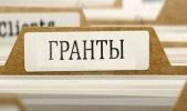 Конкурсы по предоставлению грантовой поддержки Конкурсы по предоставлению грантовой поддержки