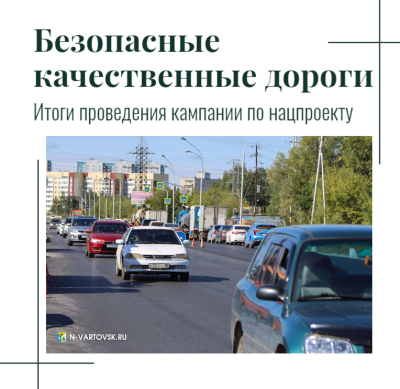 Дороги Нижневартовска продолжат приводить к нацстандарту Дороги Нижневартовска продолжат приводить к нацстандарту