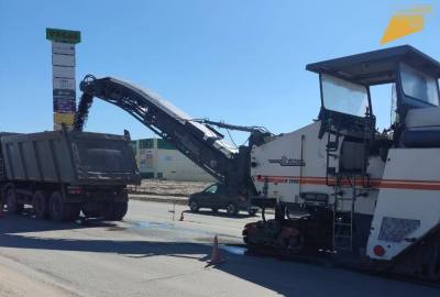 На улице Интернациональной развернулись дорожные работы 