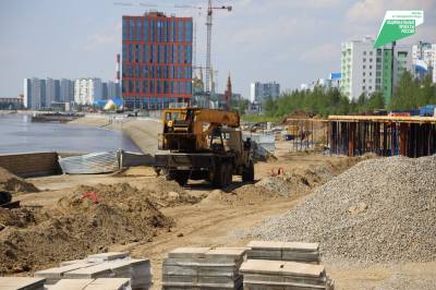 На набережной началось благоустройство бульвара /ФОТО/ На набережной началось благоустройство бульвара /ФОТО/