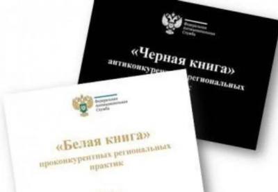 "Белая и черная книги" проконкурентных и антиконкурентных региональных практик за 2021 год