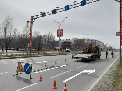 Обновление дорожной разметки