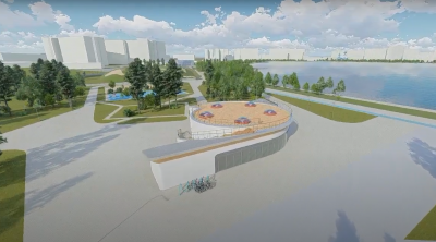 Виндсерфинг, катамараны, бассейн – какой может стать территория Комсомольского озера? /ВИДЕО/