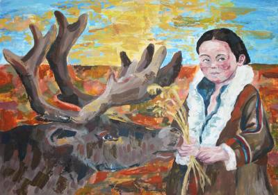 Выставка юных художниц