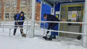 Волонтёры Нижневартовска участвуют в акции «Снежный десант»  