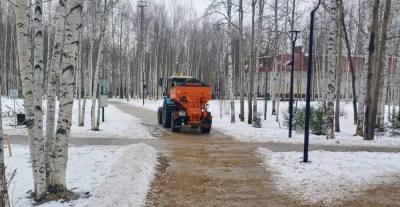 Противогололедные мероприятия – круглосуточно Противогололедные мероприятия – круглосуточно