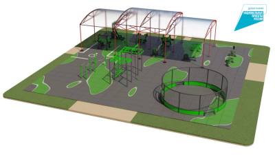 В Нижневартовске создают новые спортивные площадки В Нижневартовске создают новые спортивные площадки