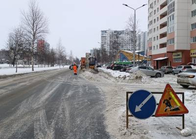 Ведутся снегоуборочные мероприятия