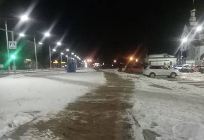 Ведутся противогололёдные мероприятия Ведутся противогололёдные мероприятия