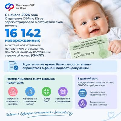 Оформление СНИЛС – в автоматическом режиме