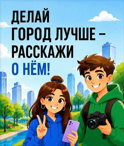 Новости:  Молодежь может стать блогерами благоустройства 