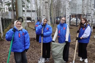 В парке Победы проведён субботник